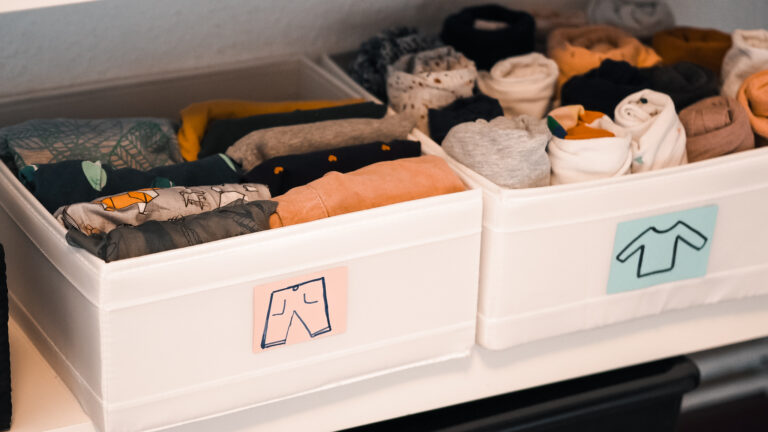 Konmari im Kinderzimmer - ich zeige wie ihr die Kleiderschränke eurer Kinder nach der Konmari Methode einrichtet