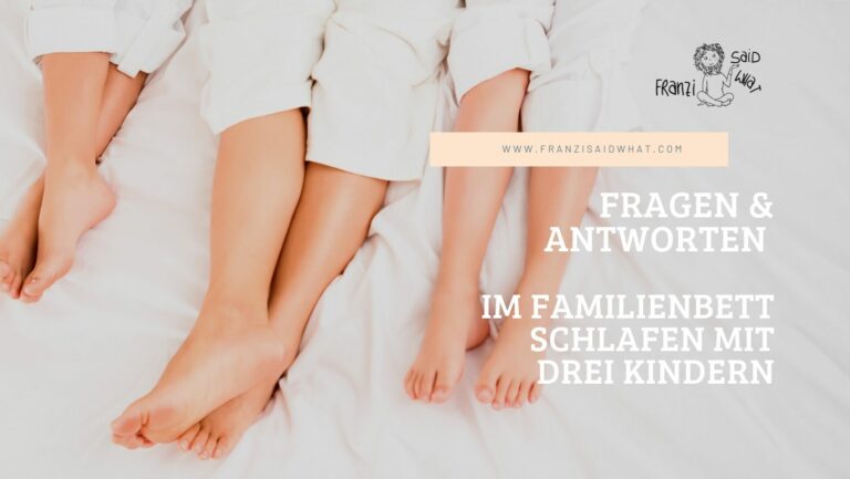 Familienbett, Co-Sleeping, Zusammen schlafen, Kinder im Elternbett